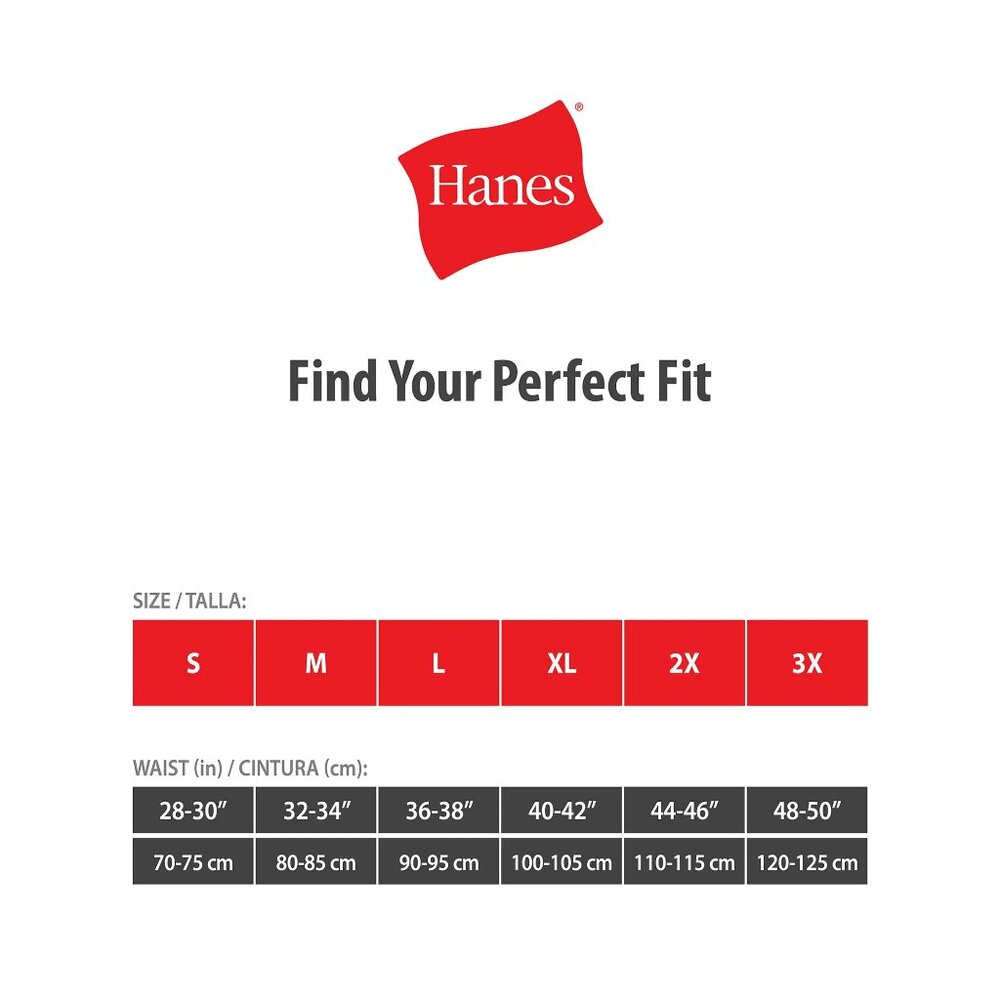 NWT 3XL Hanes Comfort Flex Fit Men’s Briefs with Total Support Pouch – 3-Pack - Picture 3 of 7